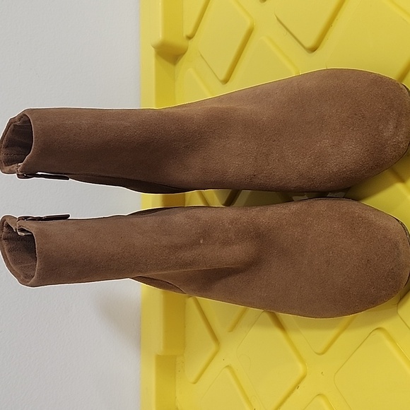 Blondo Brown Suede Ankle Booties - Picture 3 of 6